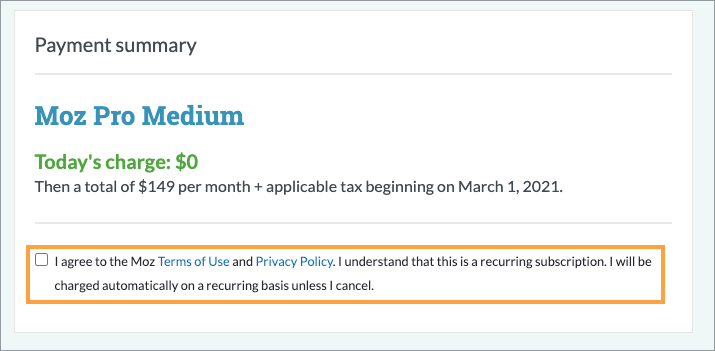 When signing up for the free trial we require you check the box indicating that you understand this is a monthly subscription which will continue unless cancelled.